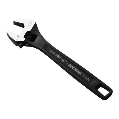 Kincrome 300mm Adjustable Wrench, 34mm Jaw, Black Phosphate, CR-V Steel