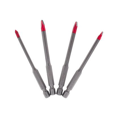 Diablo Ceramic Speedemon Drill Bit Set, 4 Piece, Impact-Resistant Carbide Tip for Tile & Stone