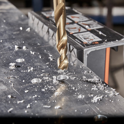 Kango Hypertorque™ 10mm Impact HSS Drill Bit, 135° Split Point, Titanium Coating