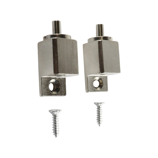 Gallery@Home Picture Mounts 2 Pack, Easy Install, Flexible Hanging, Silver Brass