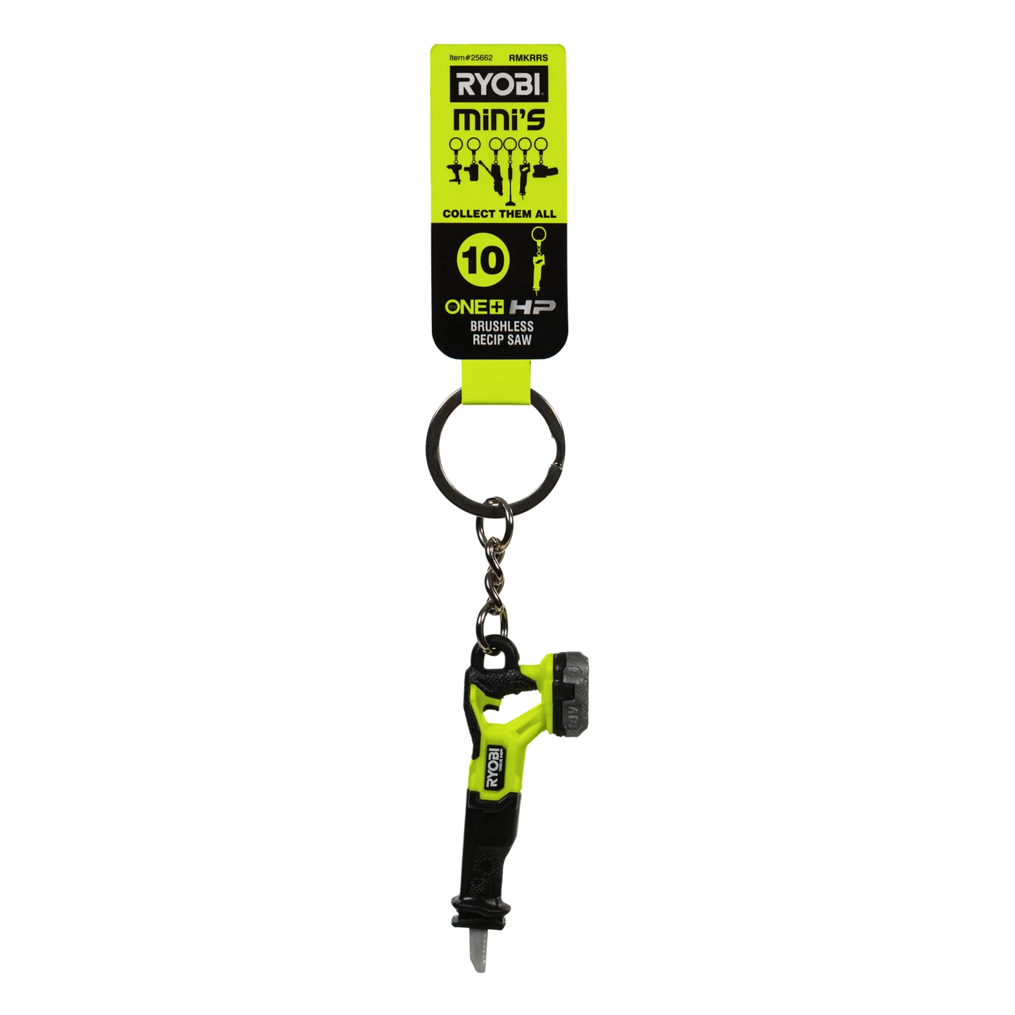 Ryobi MINI Recip Saw Keyring - Eco-Friendly Collectible Tool Replica