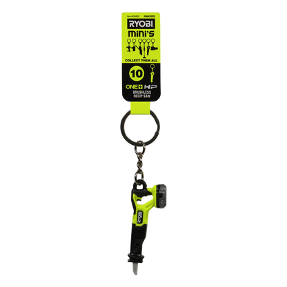 Ryobi MINI Recip Saw Keyring - Eco-Friendly Collectible Tool Replica