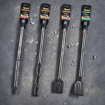 Kango 25mm x 400mm SDS Max Self-Sharpening Flat Chisel for Concrete Demolition