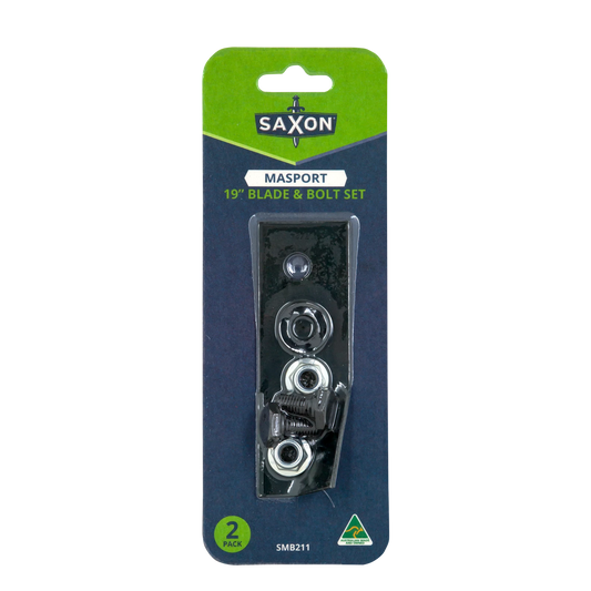Saxon 19” Blade & Bolt Set for Masport Non-Cushion Models - Enhances Cutting Efficiency