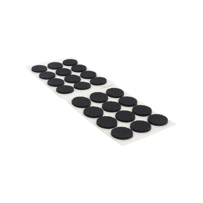 Surface Gard 13mm Black Foam Pad Floor Protection, 24 Piece - Reduces Scratches & Noise
