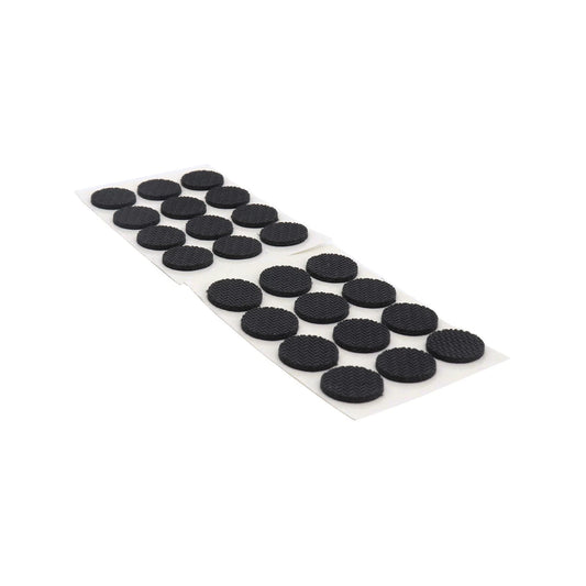 Surface Gard 13mm Black Foam Pad Floor Protection, 24 Piece - Reduces Scratches & Noise