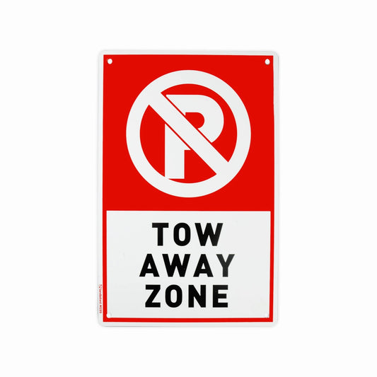 Sandleford Tow Away Zone Sign 300x200mm UV Resistant Recycled Plastic