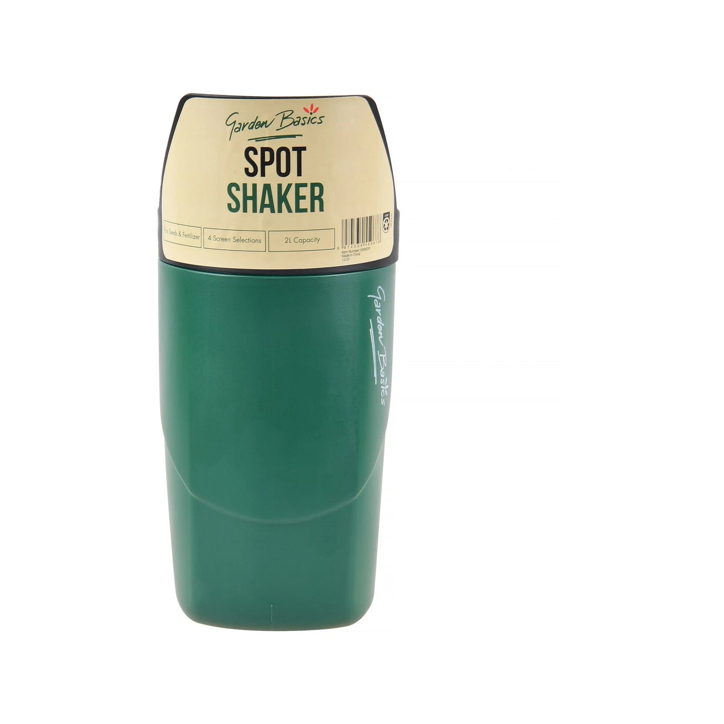 Garden Basics Spot Shaker, Adjustable Flow, Large Capacity, Year-Round Use, 2L
