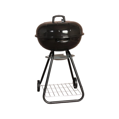 Jumbuck Kettle BBQ 57cm Enamel Coated, Portable with Wheels, Charcoal Grill