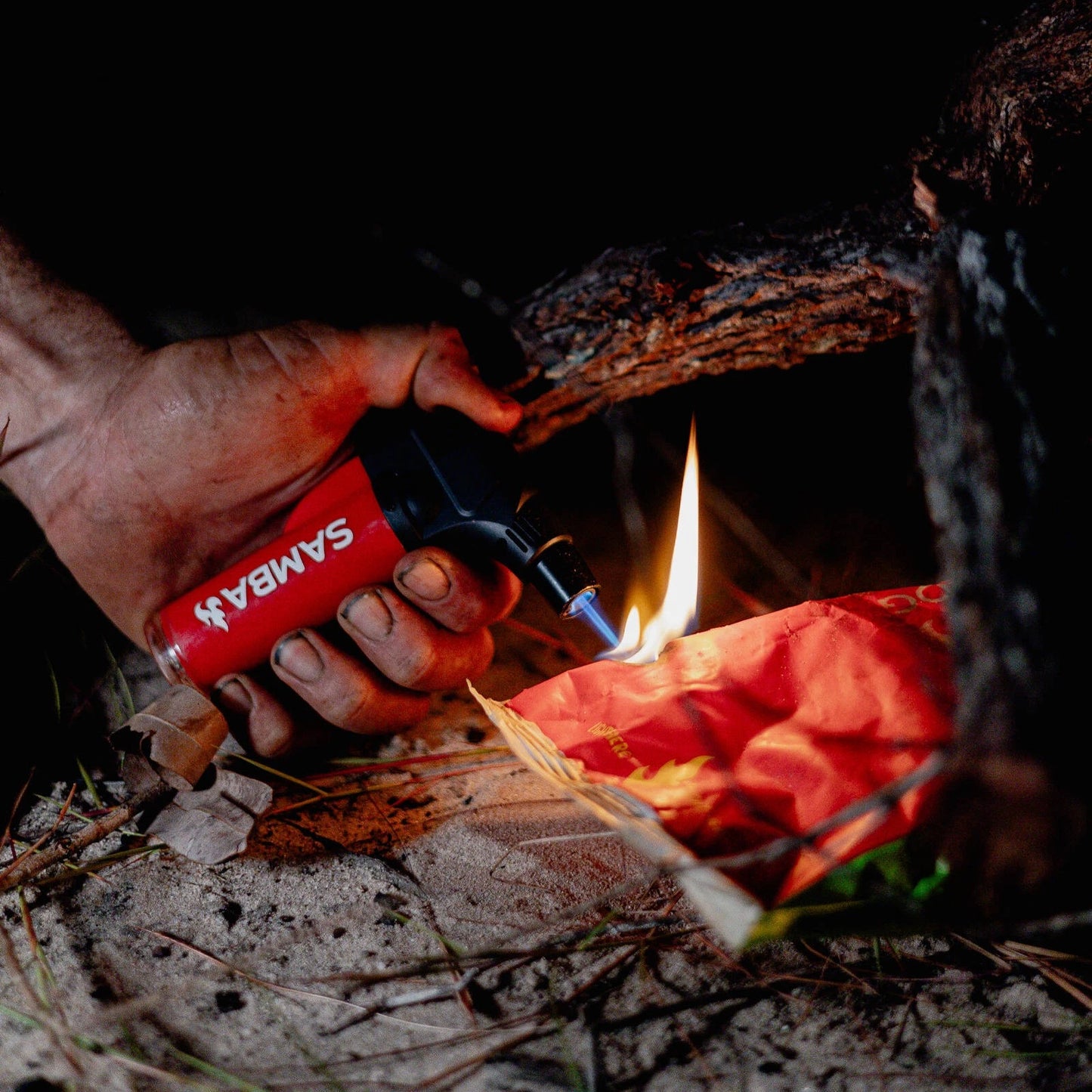 Samba Jet Flame Lighter - Wind Proof, Adjustable Flame, Safety Lock, Refillable, 1400°C