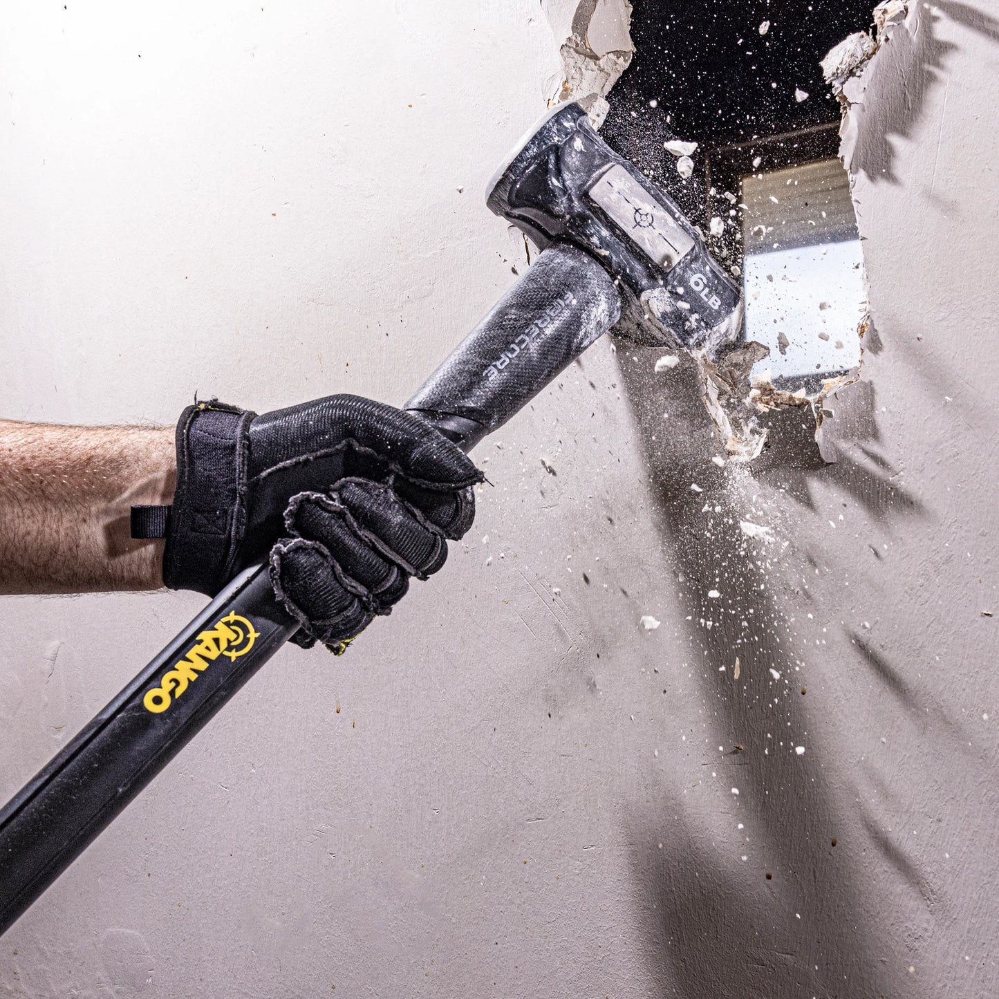 Kango 6lb Cross Strike Sledge Hammer, Fibreglass Handle, Heat-Treated Steel Head