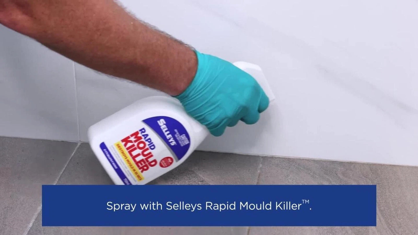 Selleys 300g White Waterproof Silicone Sealant for Wet Areas - Mould Resistant, Indoor Use