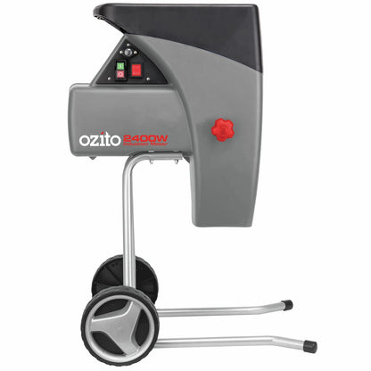 Ozito 2400W Silent Garden Shredder, 40mm Capacity, Self-Feeding, 93dB Noise Level