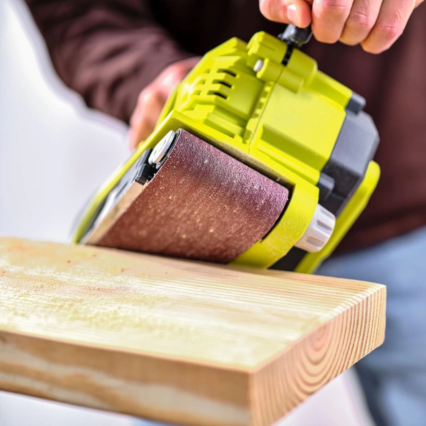 Ryobi 5-Piece Belt Sanding Set, 75mm x 533mm, Anti-Clog, 40/80 Grit Belts