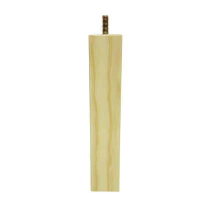 Adoored 230mm Pine Square Furniture Leg, Natural Timber, Easy Install, Modern Design