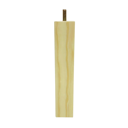 Adoored 230mm Pine Square Furniture Leg, Natural Timber, Easy Install, Modern Design