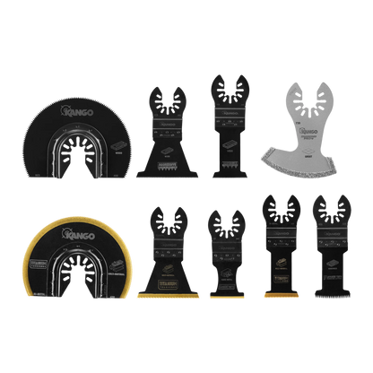 Kango 3-Piece Metal Plunge Cut Multi-Tool Blade Set, Titanium Coated, Universal Fit