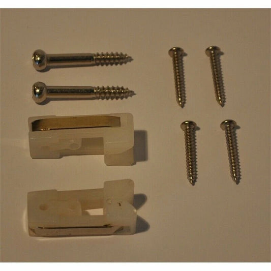 Handy Gripper Catch Magnets White Pk2 - Secure Cabinet Doors, Easy Install, Indoor Use