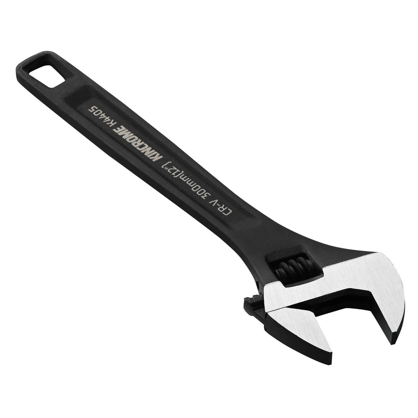 Kincrome 300mm Adjustable Wrench, 34mm Jaw, Black Phosphate, CR-V Steel