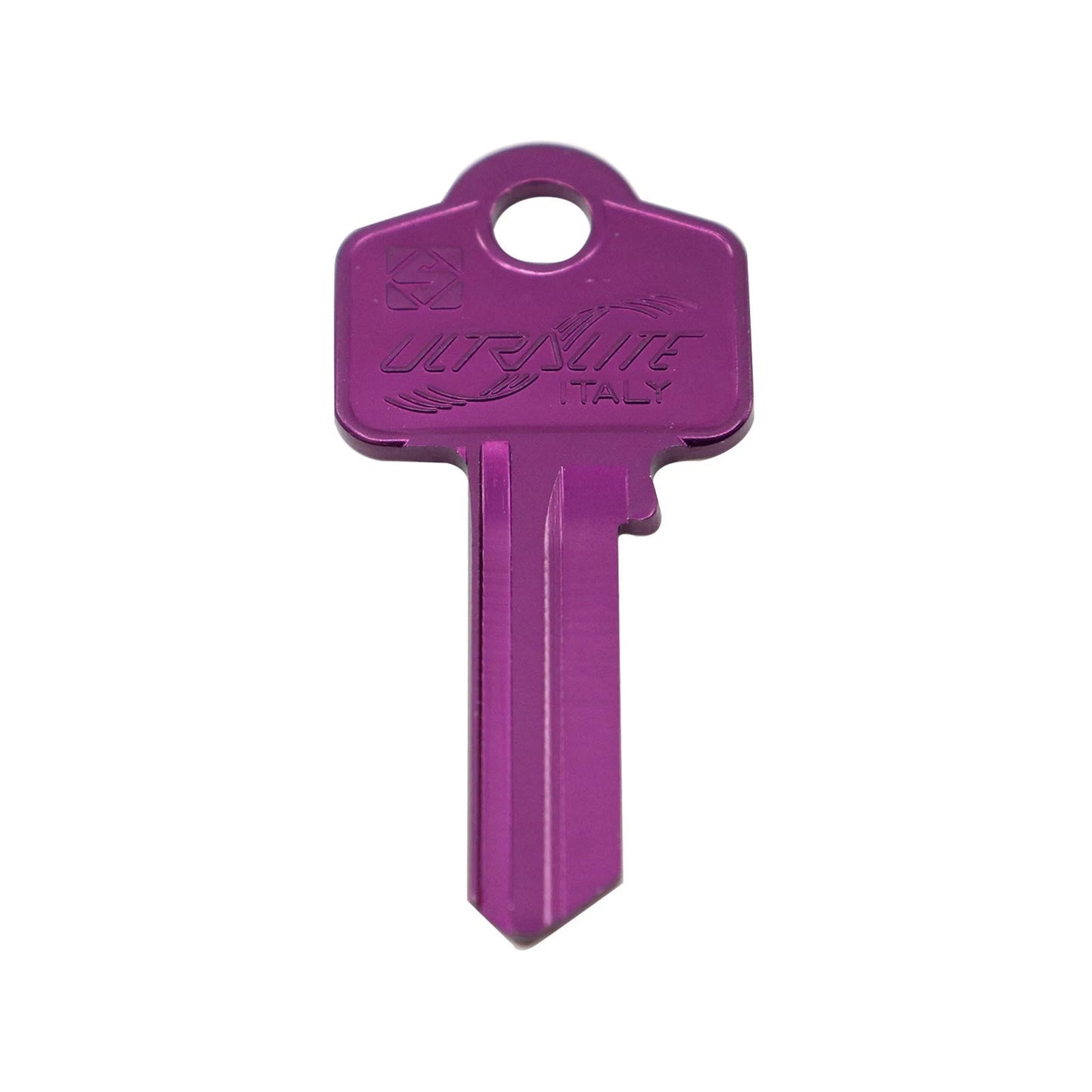 EHI Purple Blank Key WO2 - Stylish Aluminium Key for Home & Office