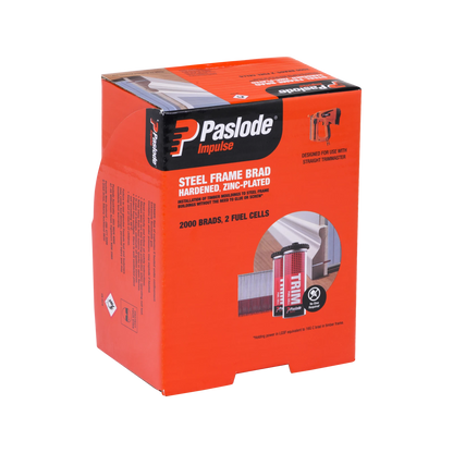 Paslode 15G Steel Frame Brad 38mm Box 2000 - Superior Holding Power, Easy Installation