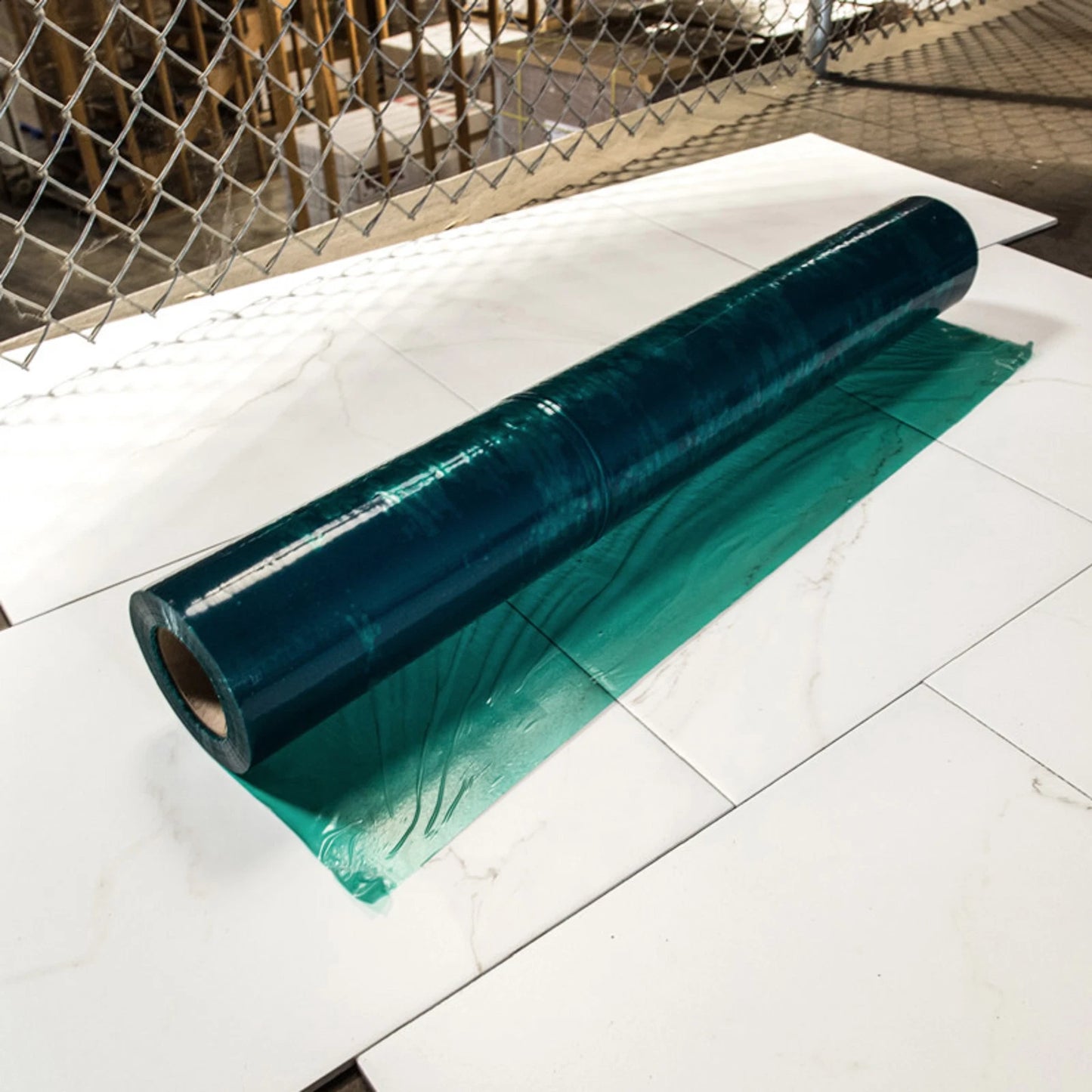 Builders Edge 70.3cm x 61m Hard Surface Protection Film, Liquid Barrier, Anti-Slip, 60 Micron