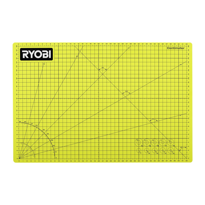 Ryobi A3 Self-Healing Cutting Mat - Durable, Non-Slip, Accurate Measurements