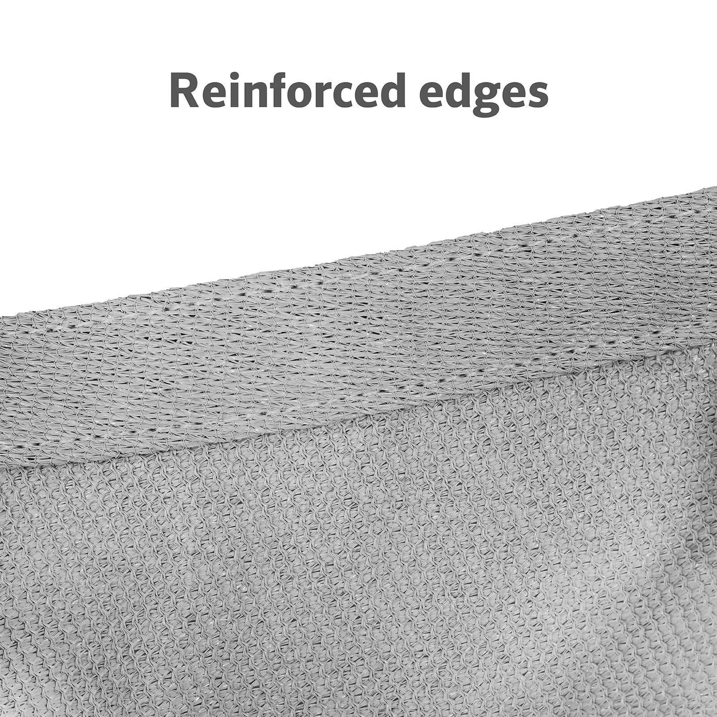 Coolaroo Rectangle Stone Shade Sail 5x3m - 95% UV Block, Cancer Council Endorsed