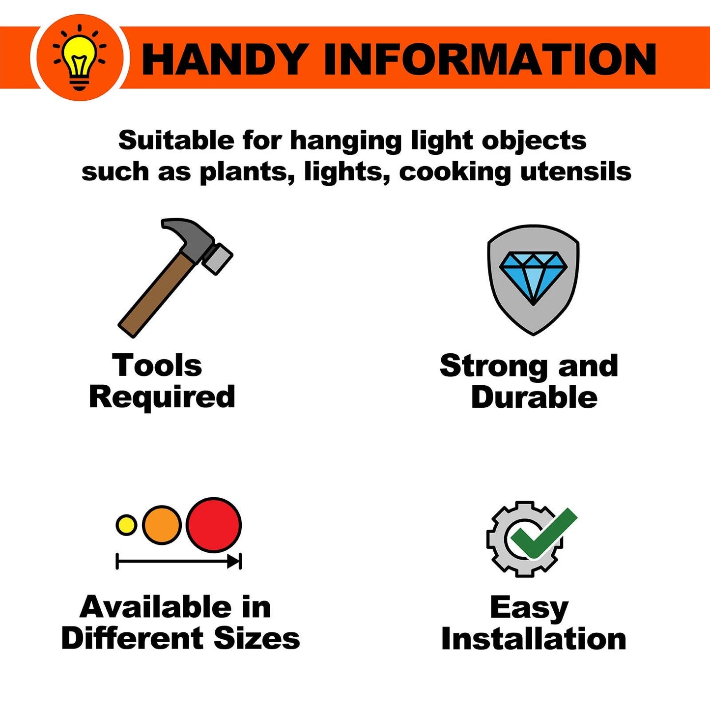 Everhang Brass Plated Picture Hooks 8kg Load, Easy Install, 4 Pack