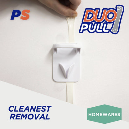 Permastik Spray & Wipe Hooks 2 Pack, Self-Adhesive, Holds 2kg, No Drilling Required