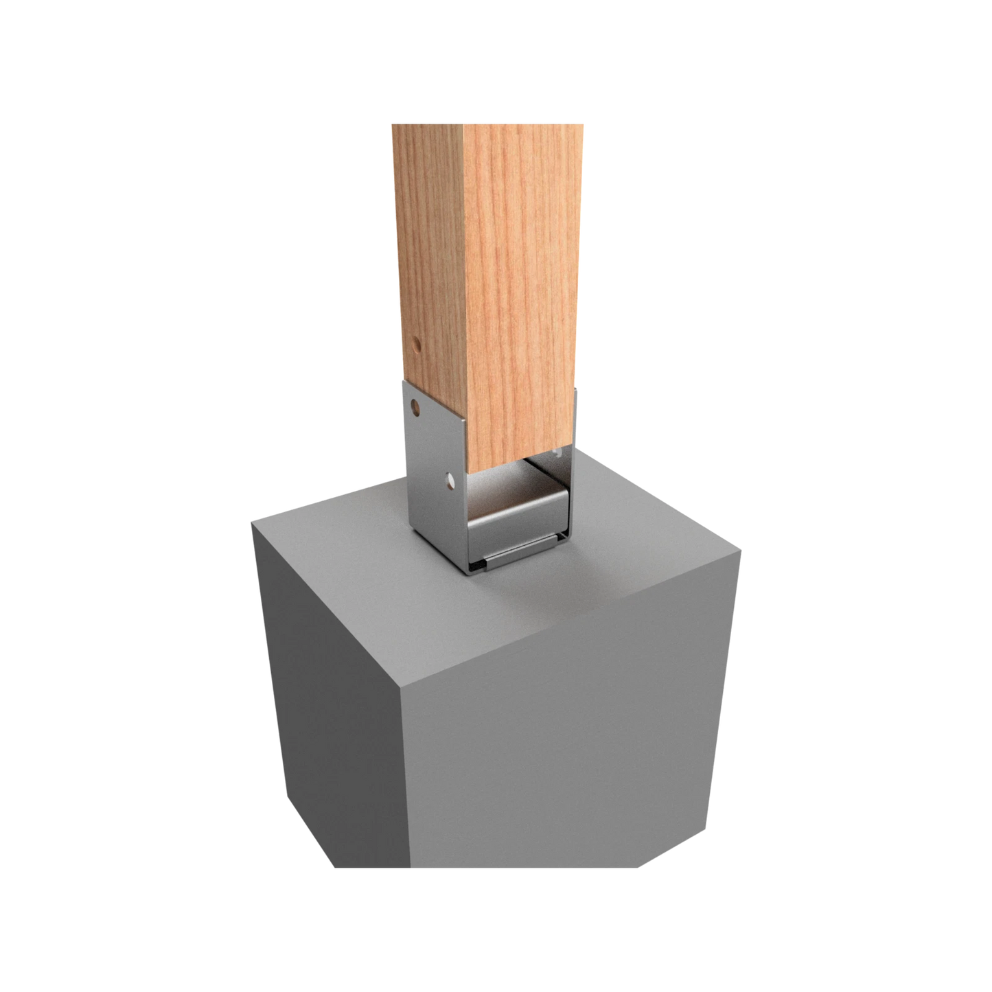 Vuepro 90mm Stainless Steel Bolt Down Post Support for Coastal Environments