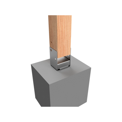 Vuepro 90mm Stainless Steel Bolt Down Post Support for Coastal Environments