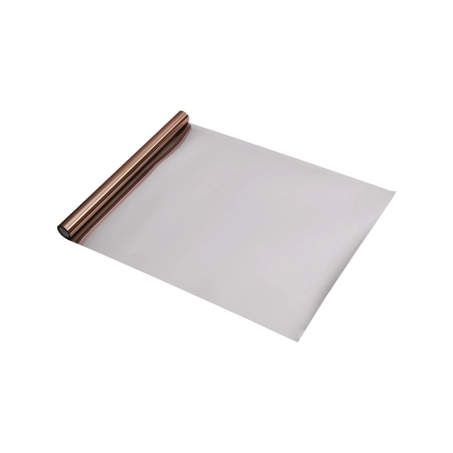 Pillar Bronze Mirror Static Window Film 0.45 x 2m - Decorative, Removable, Privacy