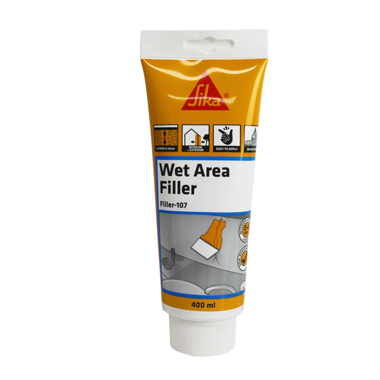 Sika 400ml Blue Grey Wet Area Filler, Water-Based, Fast Drying, Moisture-Resistant