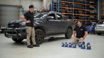 Kincrome 4,000kg Hydraulic Bottle Jack, Welded Design, Billet Steel Base, AS/NZS Compliant