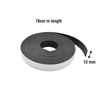 Everhang 3000x13mm Self-Adhesive Magnetic Strip, Strong Craft Adhesive, Flexible Design