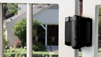 TruClose® Self-Closing Pool Gate Hinges, Adjustable, Rust-Proof, Black, Australian Made