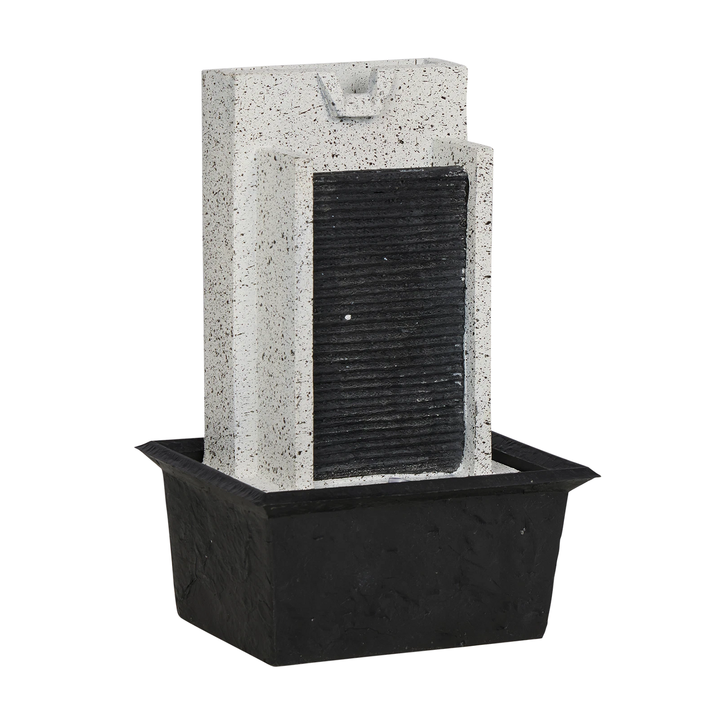 Northcote Pottery Ripple Falls Indoor Water Feature with Light, 15x13x24cm