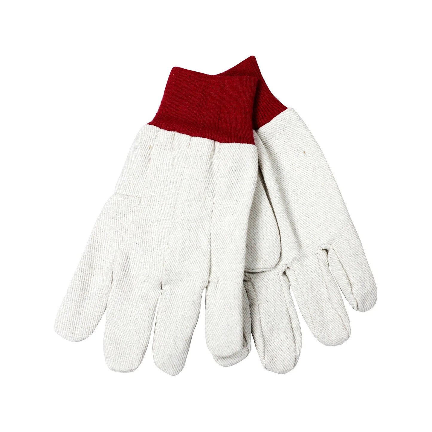 Saxon Cotton Calico Glove 23.5cm - Breathable, Elastic Cuff, One Size Fits All