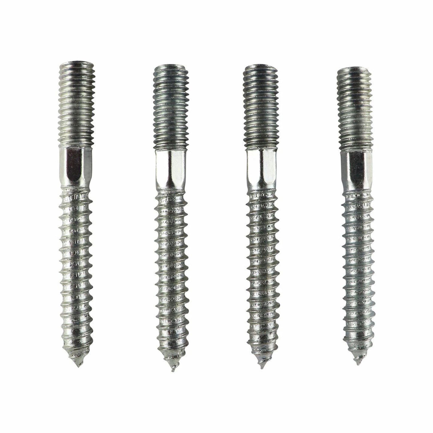 Everhang M10 x 80mm Zinc Plated Hanger Bolt 4 Pack - Durable, Corrosion-Resistant Steel