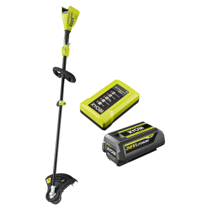 Ryobi 36V Brushless Cordless Line Trimmer Kit 4.0Ah 40cm Wide Cut Path