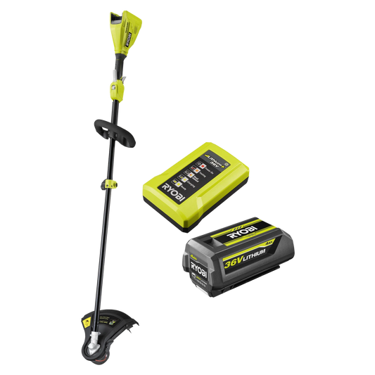Ryobi 36V Brushless Cordless Line Trimmer Kit 4.0Ah 40cm Wide Cut Path