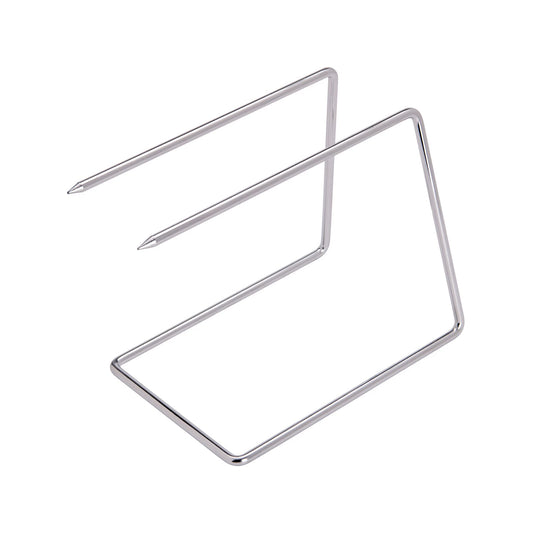 Jumbuck Roasting Prong - Dual Prong Design, Chrome-Plated, Healthy Grilling, 130mm x 145mm x 190mm