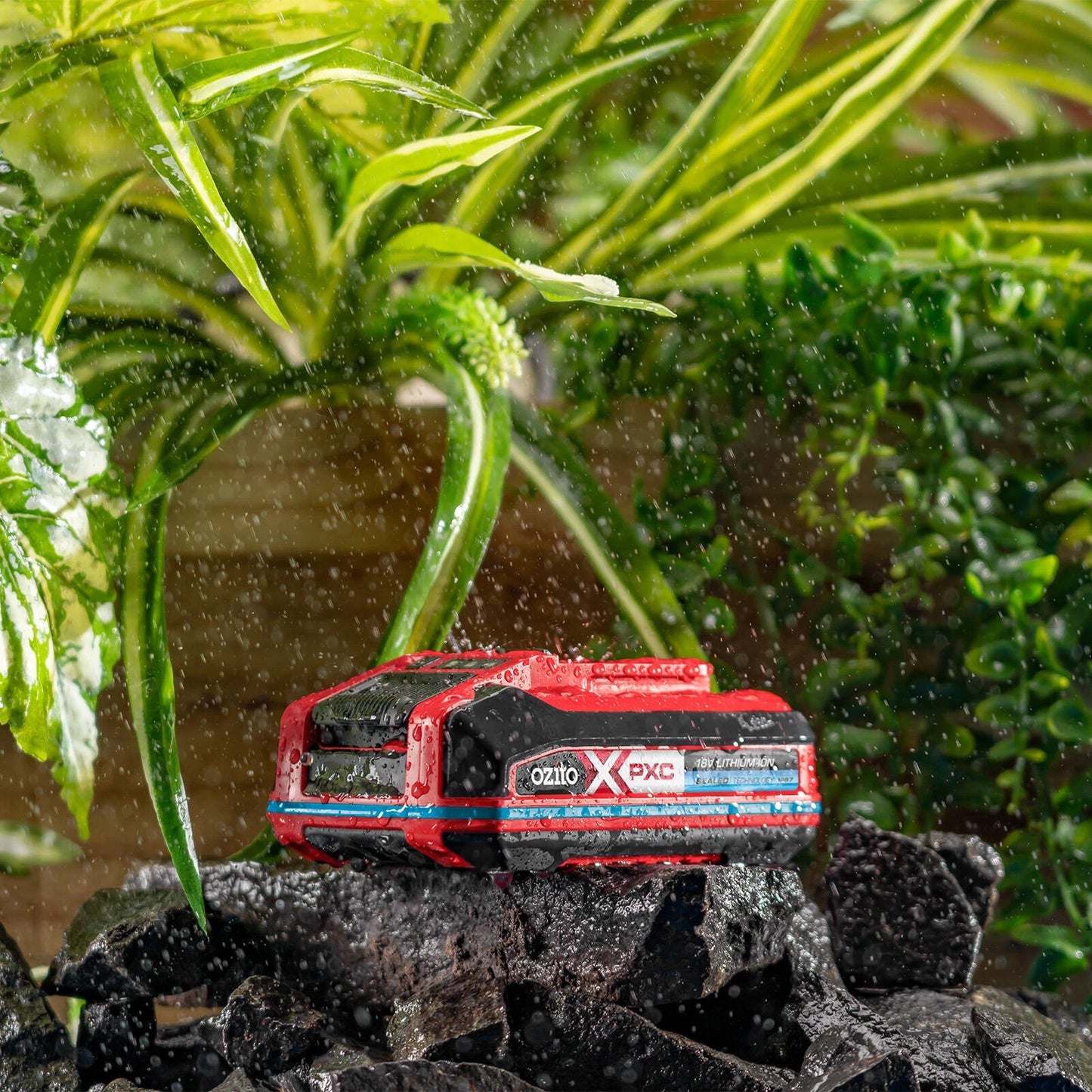 Ozito PXC 18V 4.0AH Sealed Battery, Water & Dust Resistant, High Density Cells