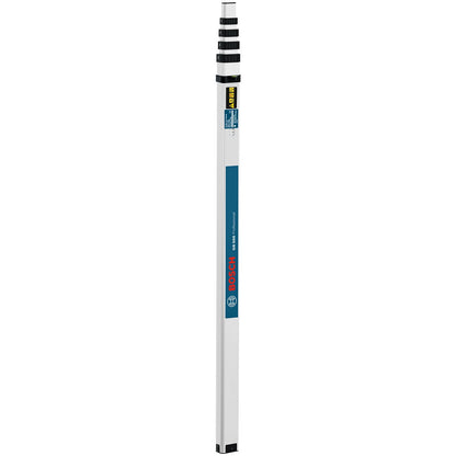 Bosch Professional 5m Laser Levelling Rod, Aluminium, Extendable, Waterproof, with Carrying Bag