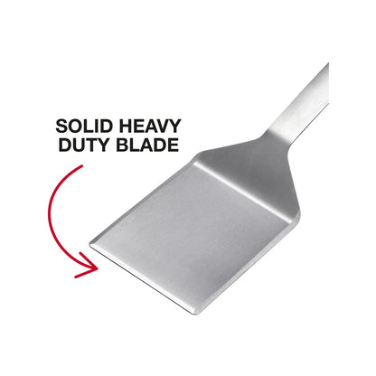 Char-Griller Long BBQ Spatula, 46cm, Heavy Duty Blade, Ergonomic Handle, Hanging Strap