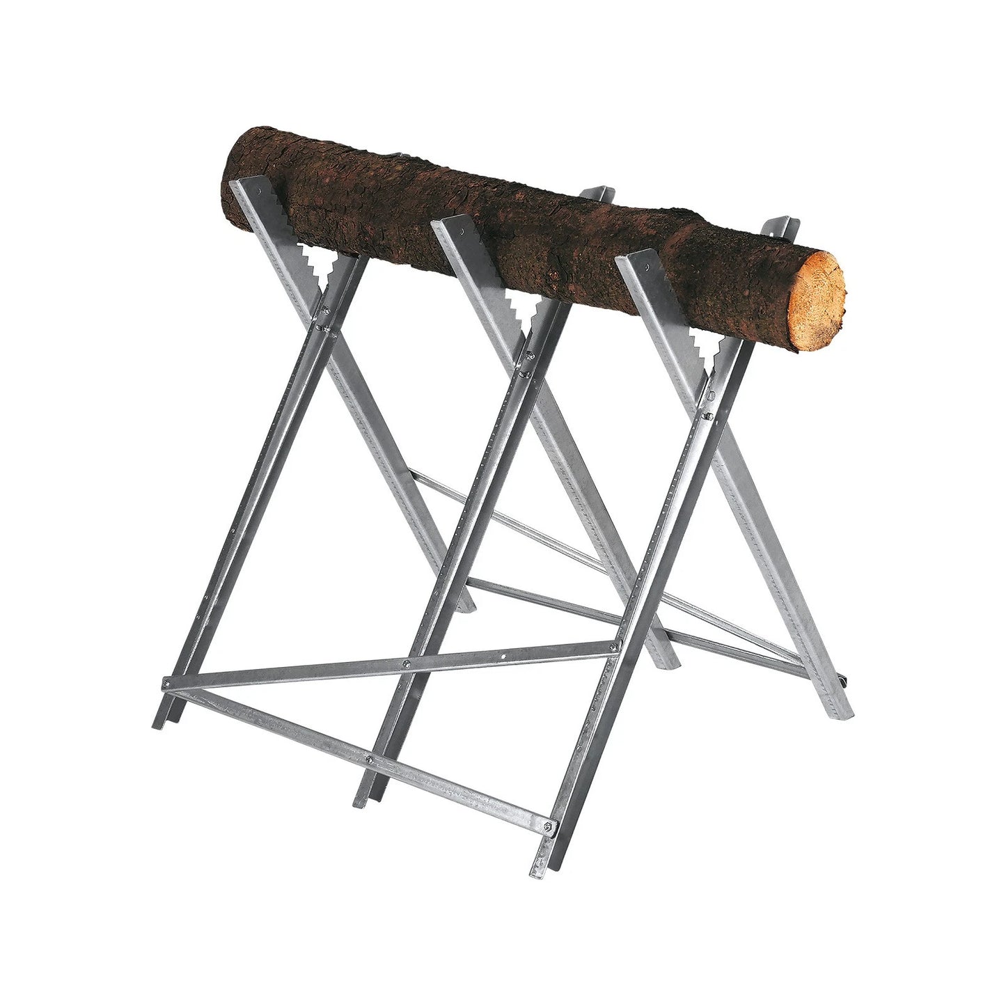 Ozito 250mm Chainsaw Cutting Stand, Adjustable Height, Sturdy, Portable, Rust-Resistant