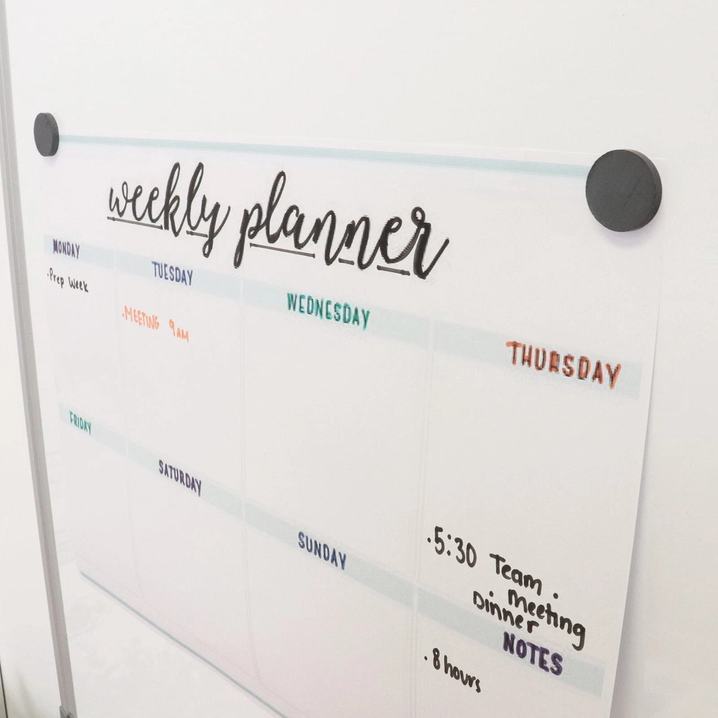 Everhang 19mm Ceramic Disc Magnets 8 Pack - Lightweight, Durable, Black Finish