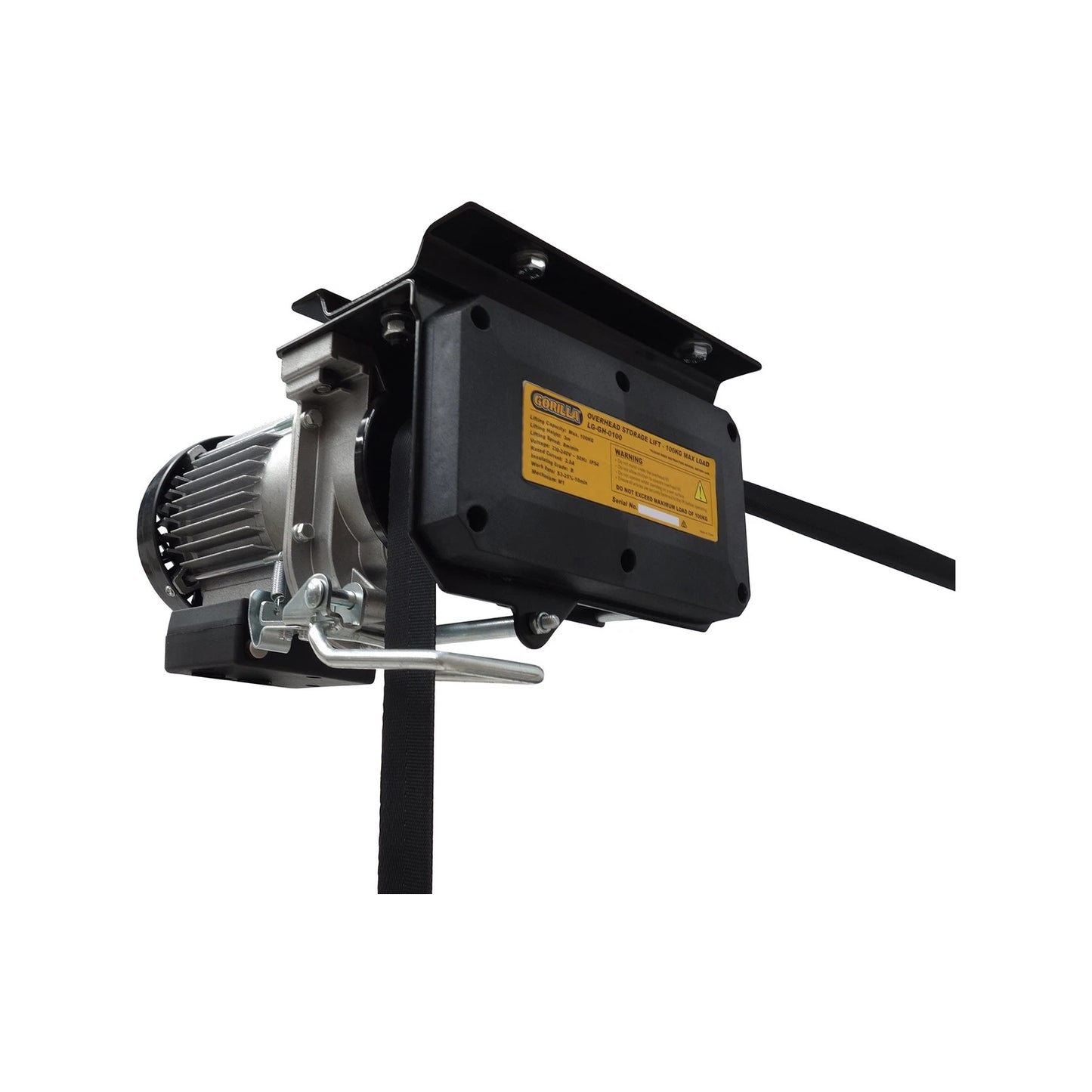 Gorilla 100kg Overhead Storage Lift, 3m Height, Indoor Garage Solution