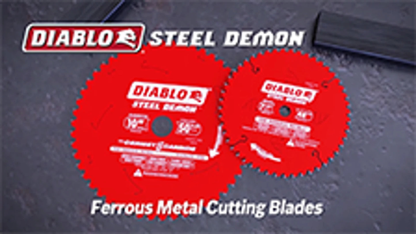 Diablo Steel Demon 12" 60T Circular Saw Blade for Ferrous Metals, Cermet Teeth, Burr-Free Cuts